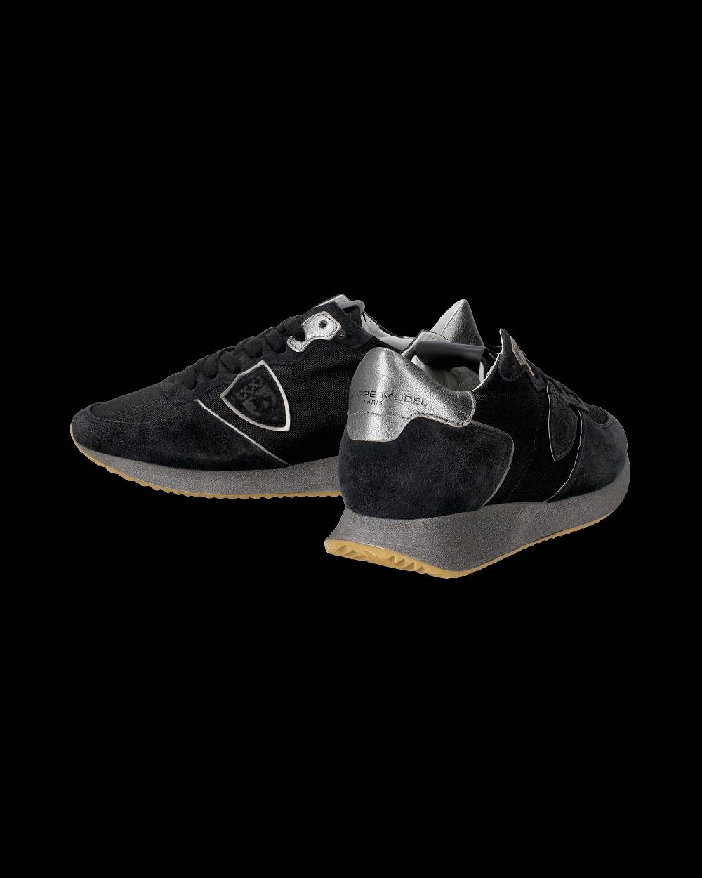 Philippe Model Sneaker basse Trpx donna - nero e argento Shopping online