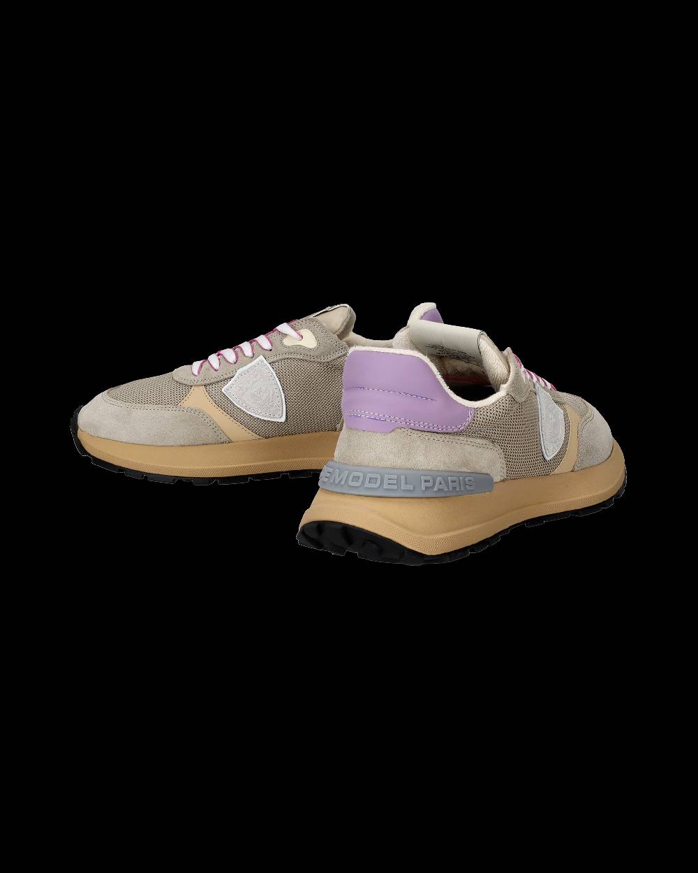 Philippe Model Sneakers Antibes da Donna Beige in Tessuto Tecnico Offerta esclusiva