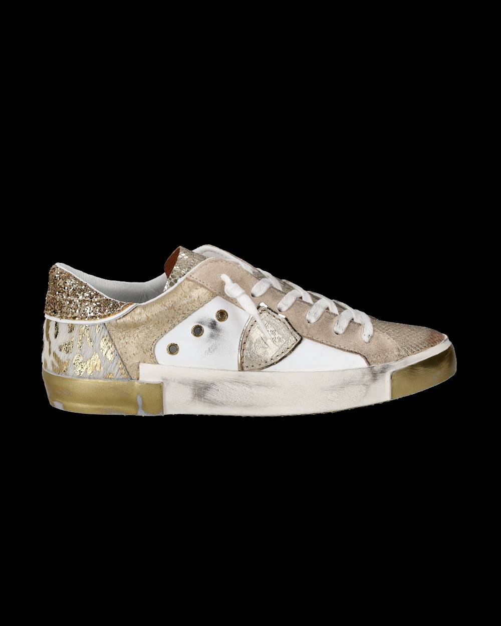 Philippe Model Sneaker bassa PRSX donna - bianco e oro Cyber Monday
