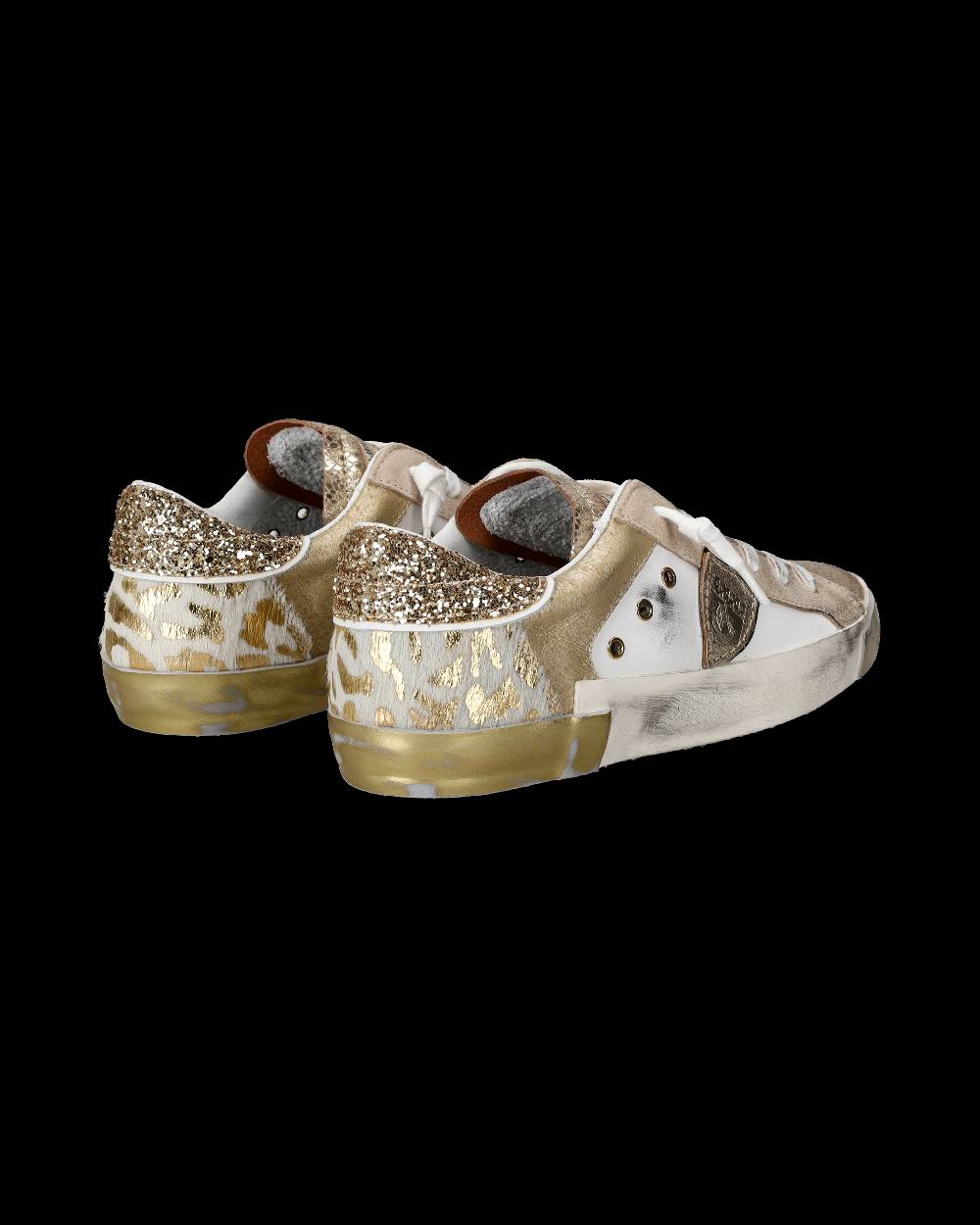 Philippe Model Sneaker bassa PRSX donna - bianco e oro Cyber Monday