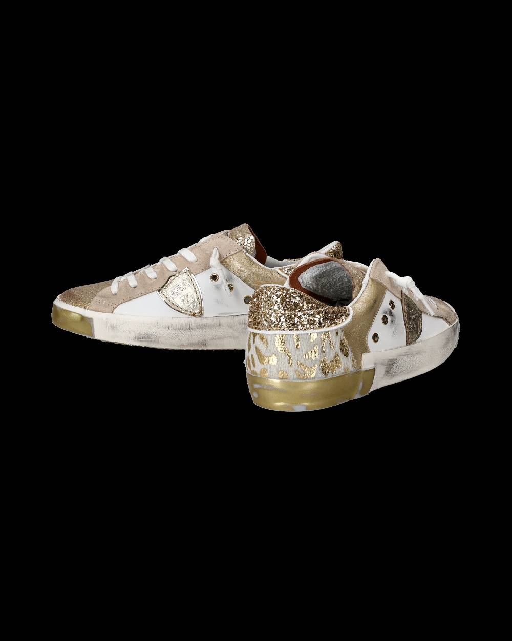 Philippe Model Sneaker bassa PRSX donna - bianco e oro Cyber Monday