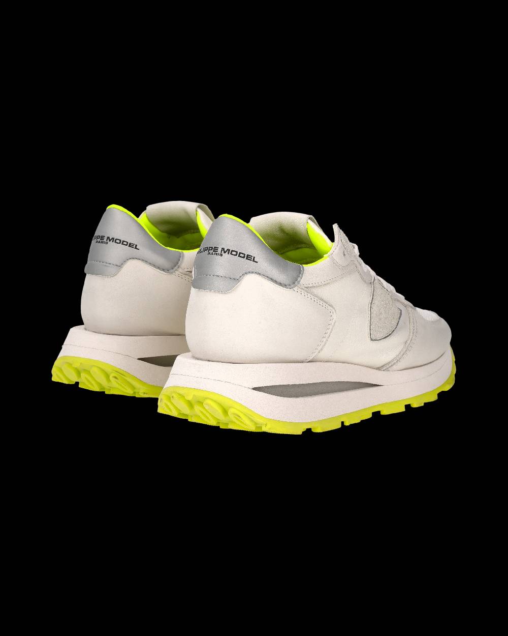 Philippe Model Sneaker Tropez Haute Donna, Bianco e Giallo Offerta migliore