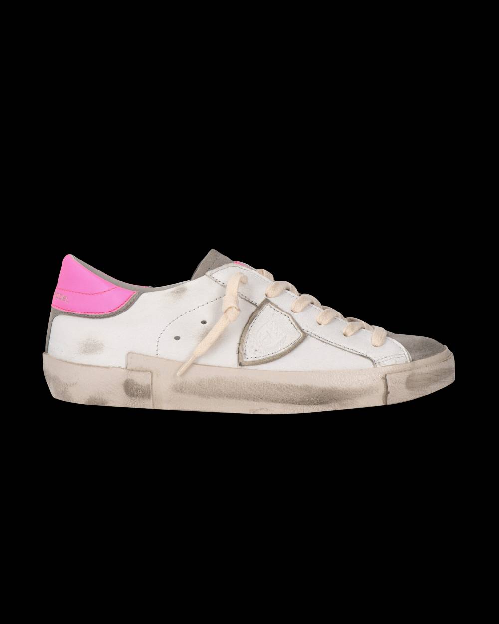 Philippe Model Sneaker Prsx Donna, Bianco e Fucsia Lightning offer