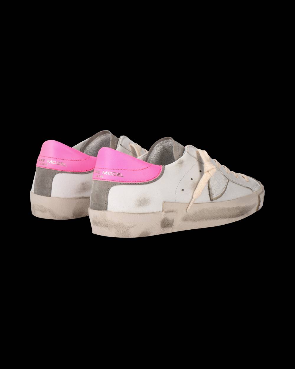 Philippe Model Sneaker Prsx Donna, Bianco e Fucsia Lightning offer