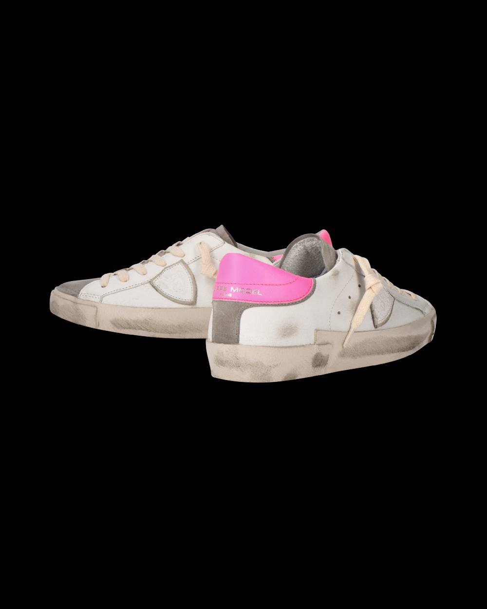 Philippe Model Sneaker Prsx Donna, Bianco e Fucsia Lightning offer