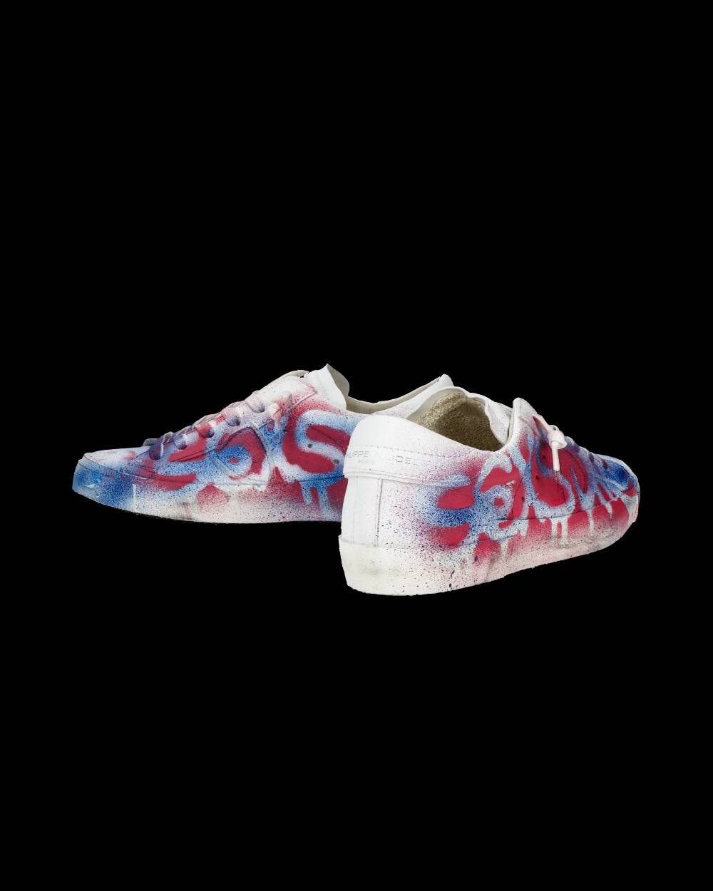 Philippe Model Sneaker bassa PRSX donna - bianco, rosso e blu Grandi sconti
