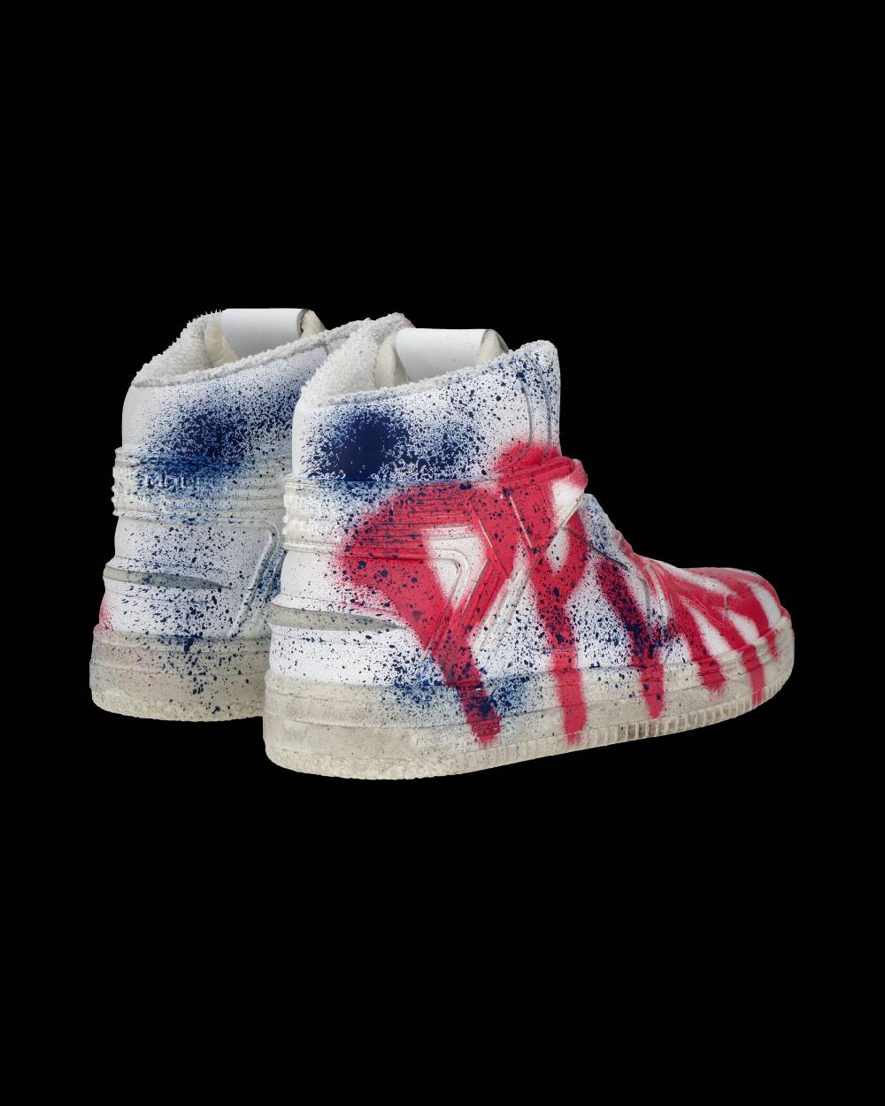 Philippe Model Sneaker mid La Grande donna - bianco, blu e rosso Offerte speciali