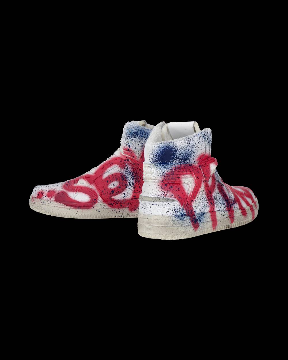 Philippe Model Sneaker mid La Grande donna - bianco, blu e rosso Offerte speciali
