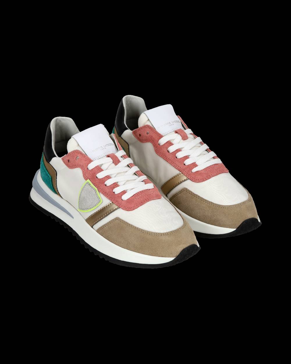 Philippe Model Sneaker casual Tropez 2.1 da donna in nylon e pelle - Bianco e multicolor Enormi risparmi