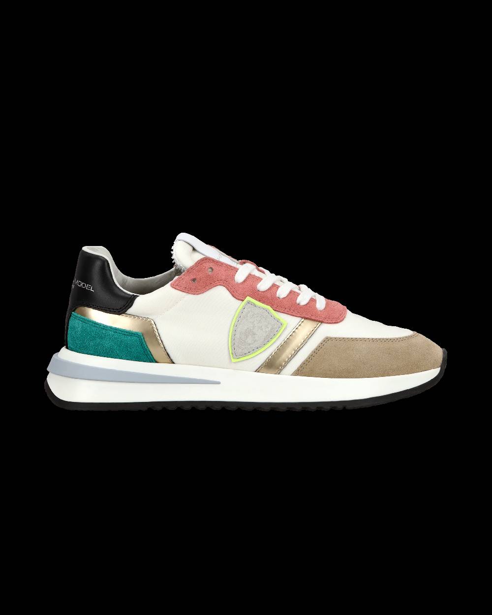 Philippe Model Sneaker casual Tropez 2.1 da donna in nylon e pelle - Bianco e multicolor Enormi risparmi
