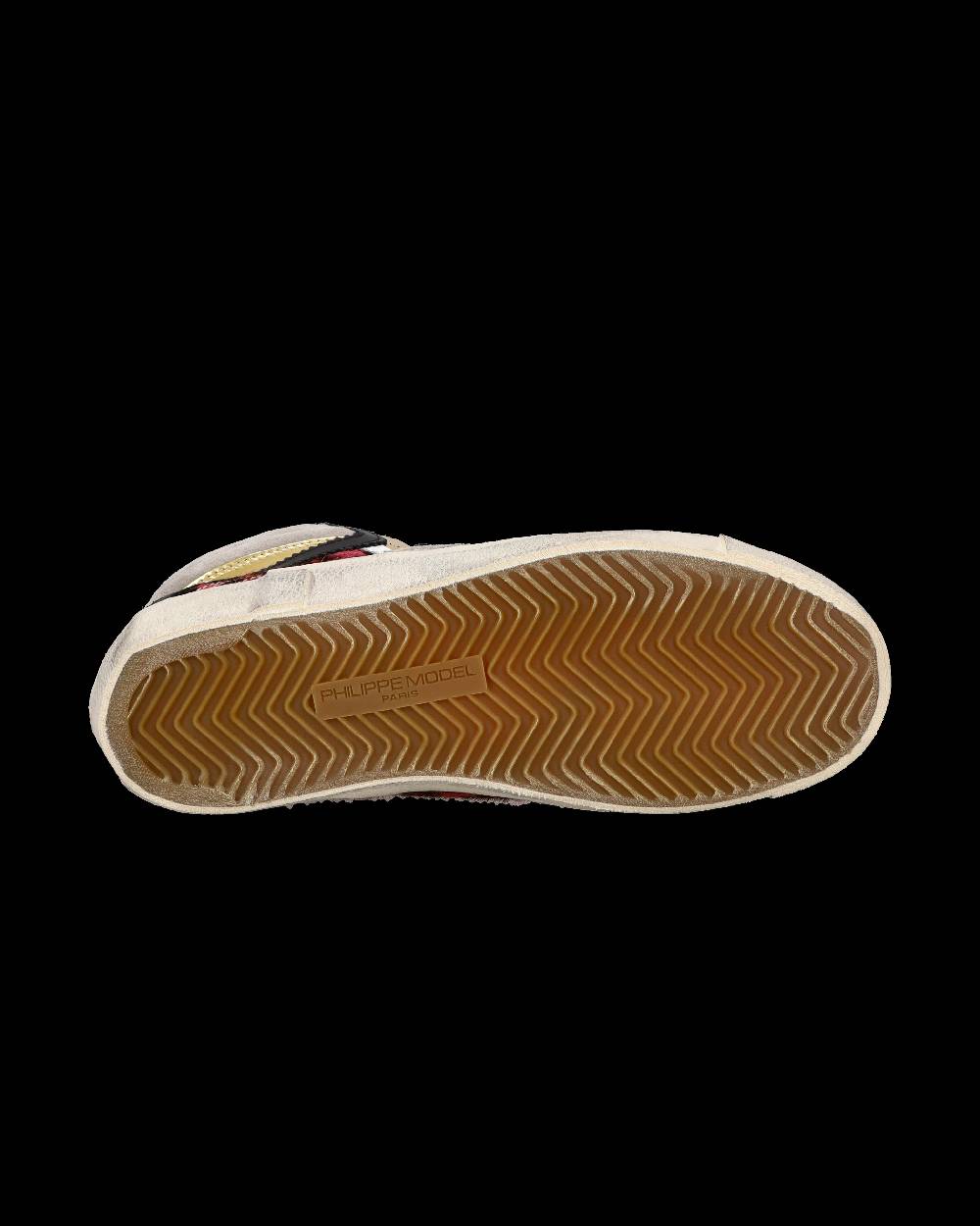 Philippe Model Sneaker casual Prsx da donna in nylon e pelle - Nero e argento Sconti VIP