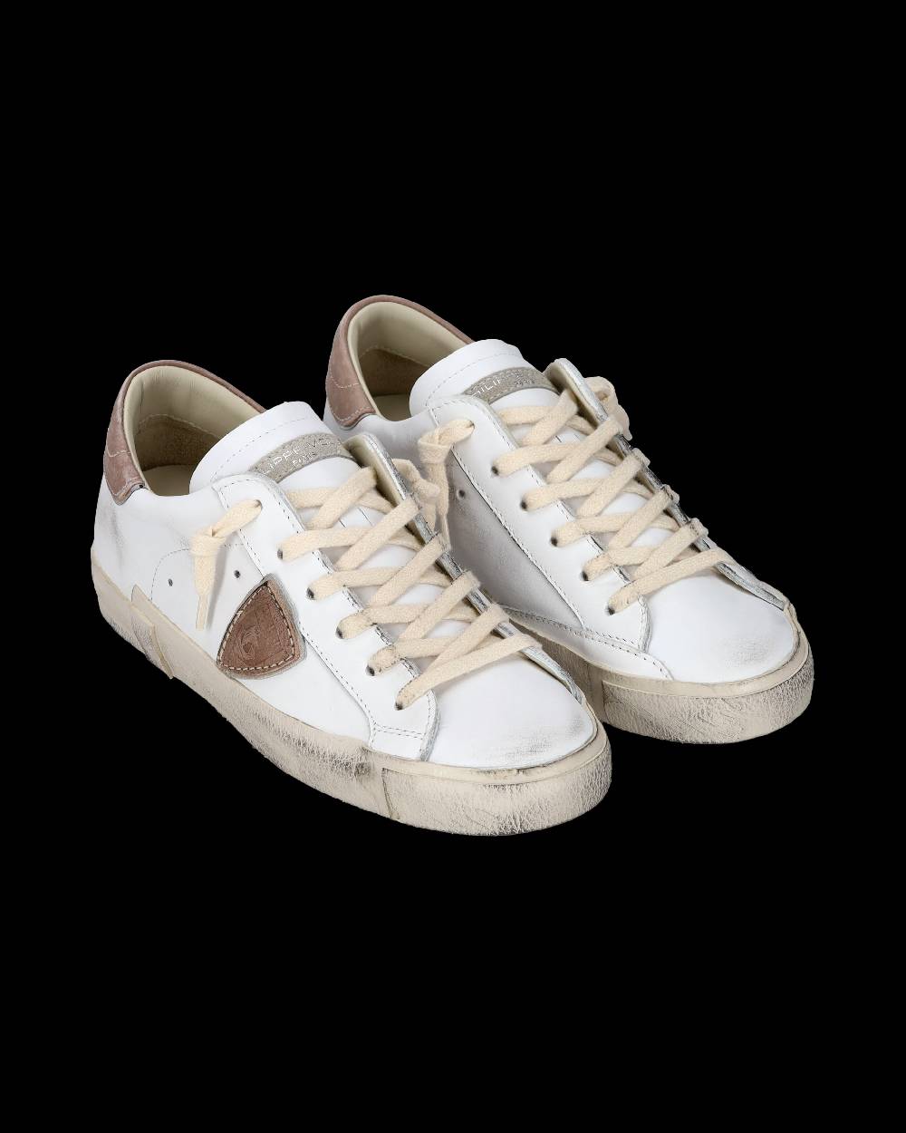 Philippe Model Sneaker casual Prsx da donna in pelle - Bianco e giallo Prezzo basso