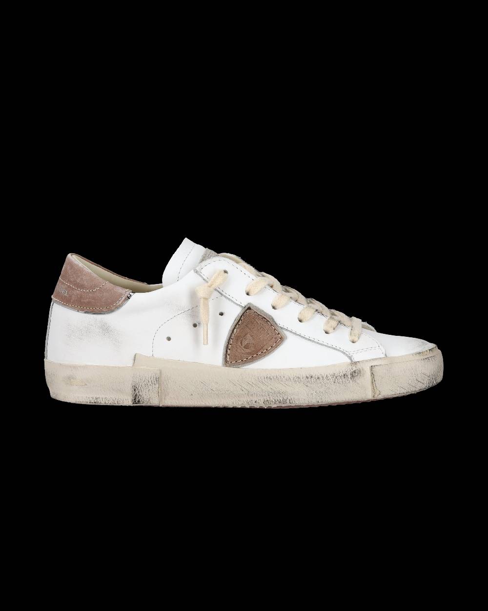 Philippe Model Sneaker casual Prsx da donna in pelle - Bianco e giallo Prezzo basso