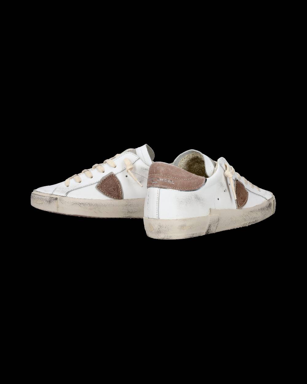 Philippe Model Sneaker casual Prsx da donna in pelle - Bianco e giallo Prezzo basso