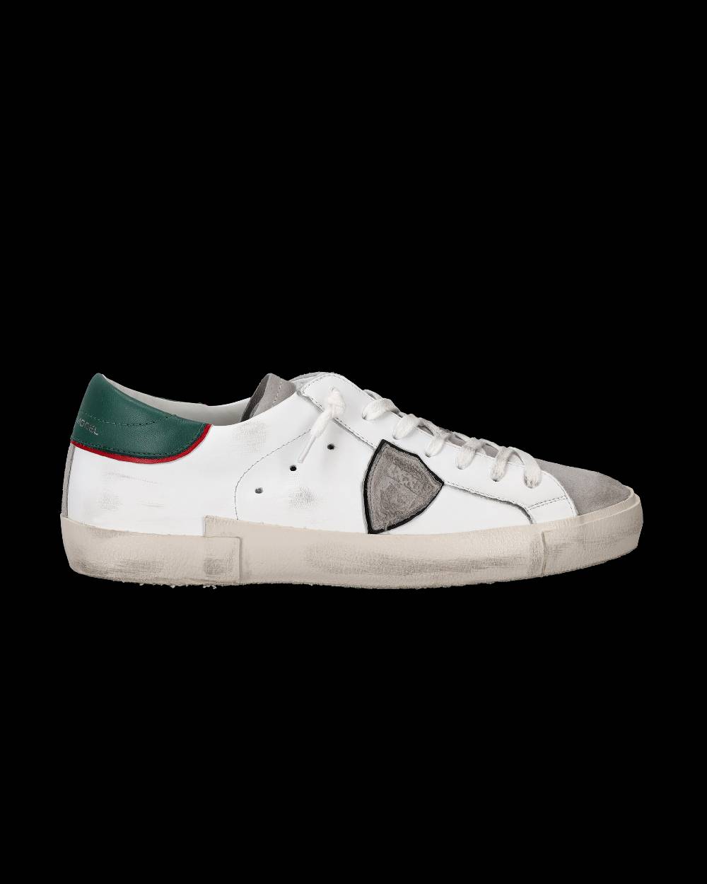 Philippe Model Sneaker basse Paris uomo - bianco e verde militare Latest stili