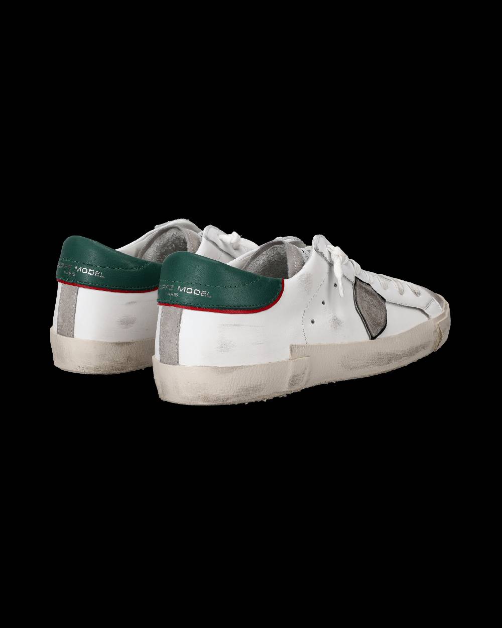 Philippe Model Sneaker basse Paris uomo - bianco e verde militare Latest stili