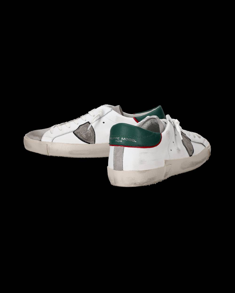 Philippe Model Sneaker basse Paris uomo - bianco e verde militare Latest stili