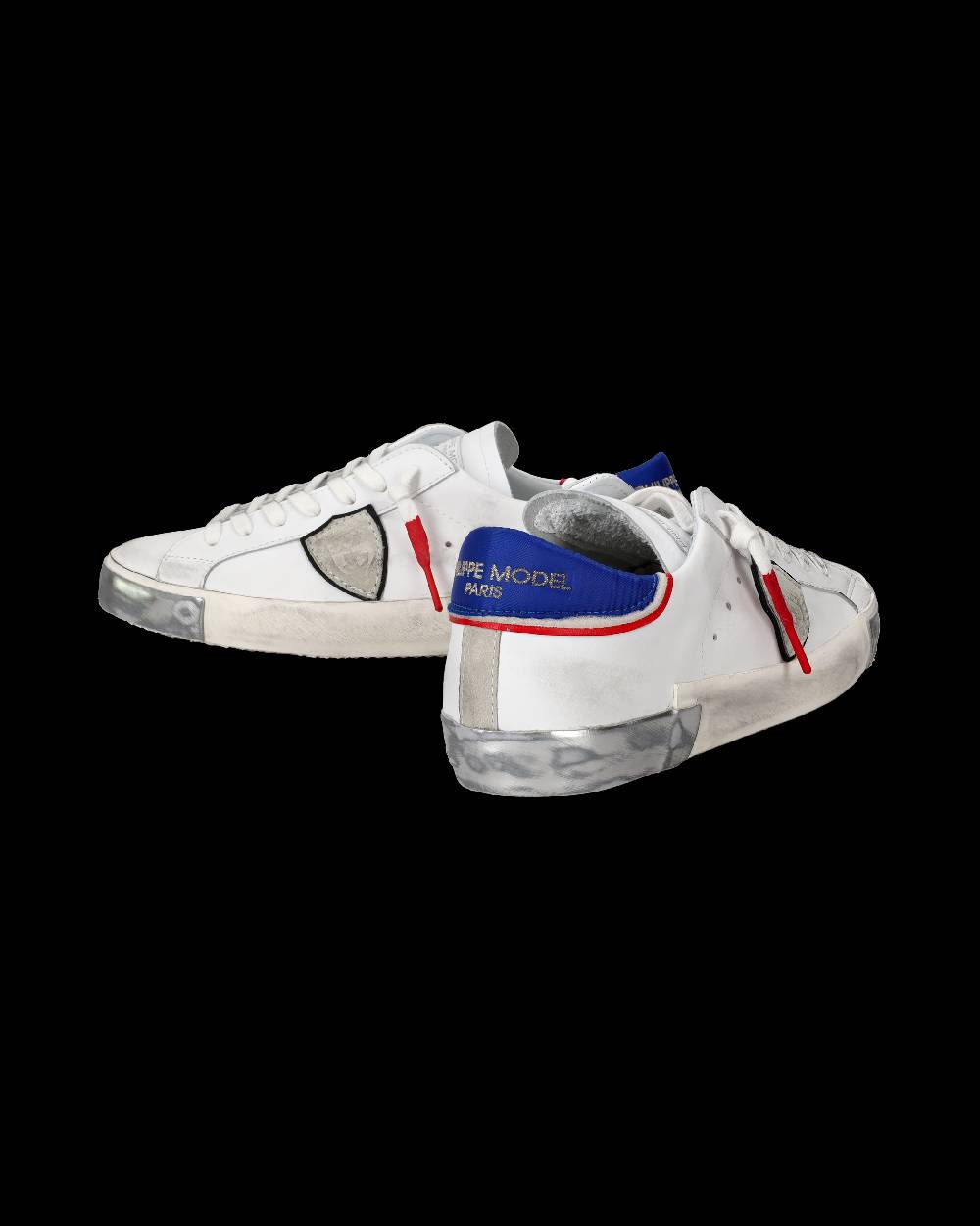 Philippe Model Sneaker basse Prsx uomo - bianco, blu e rosso Fino al 50% di sconto