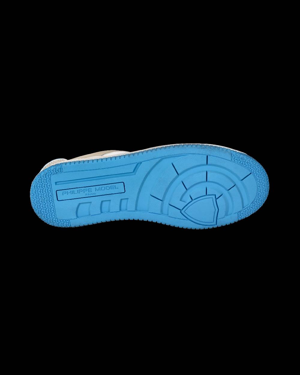 Philippe Model Sneakers Lyon da Uomo Bianche e Blu in Pelle Riciclata Only for today