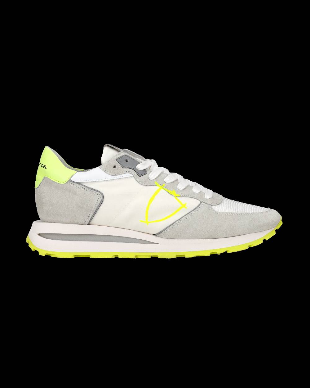 Philippe Model Sneaker basse Tropez Haute uomo - bianco e giallo In vendita