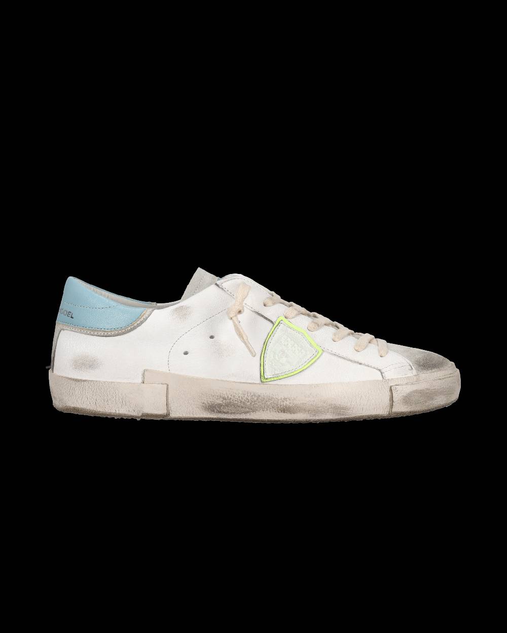 Philippe Model Sneaker basse Prsx uomo - bianco, grigio e azzurro In Linea