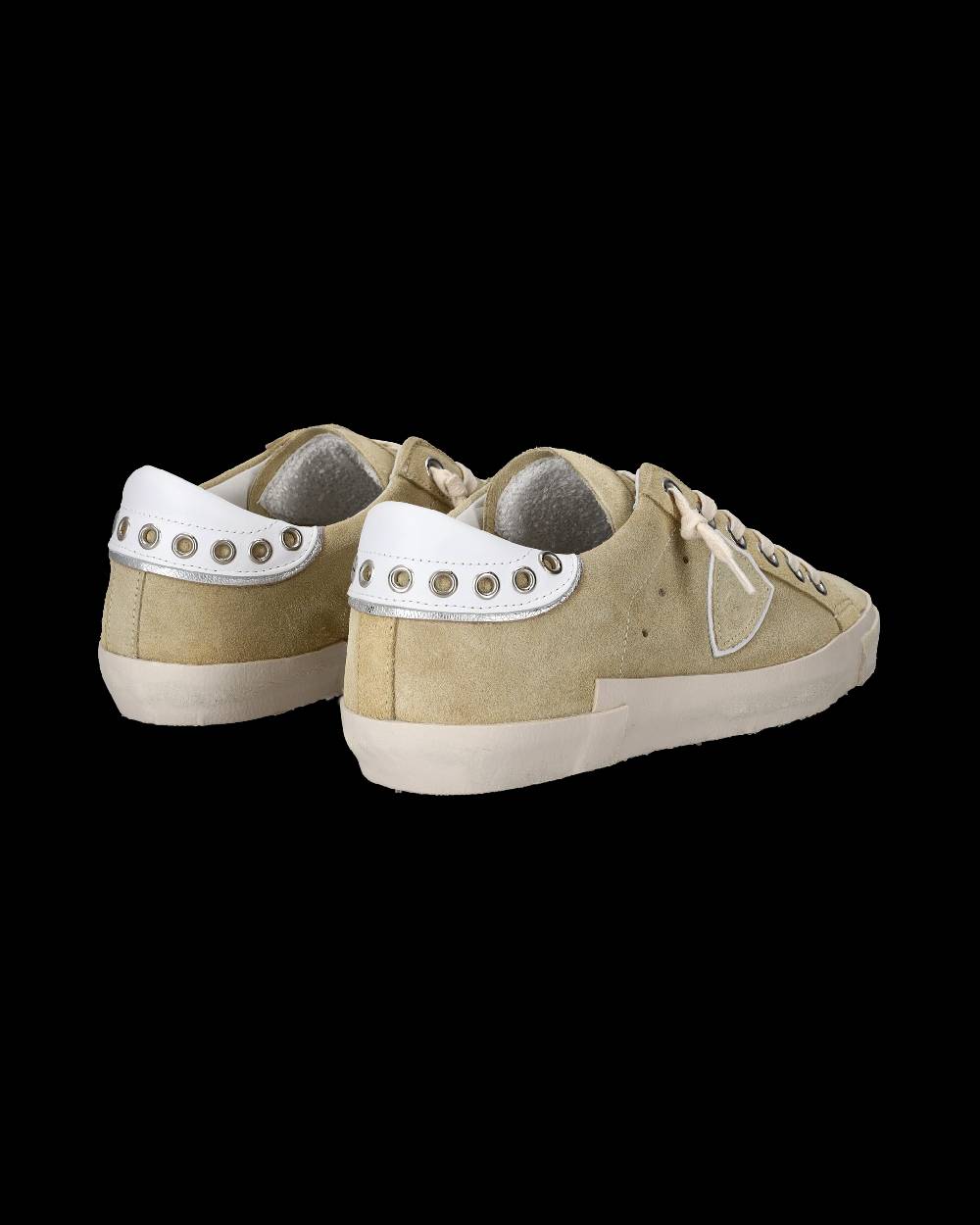 Philippe Model Sneakers Prsx da Donna Beige in Pelle Scamosciata Promozione Limitata
