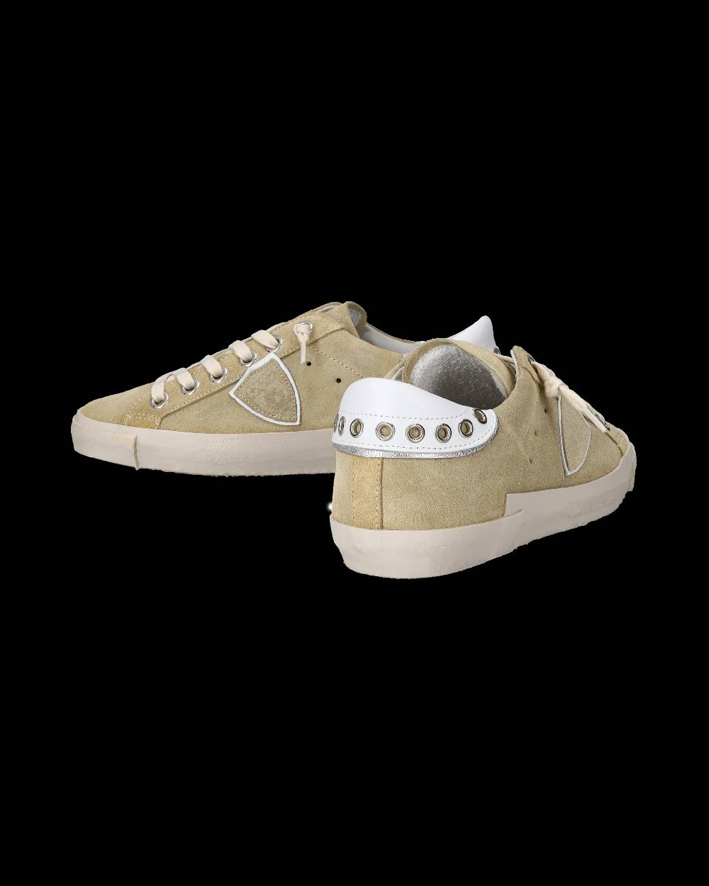 Philippe Model Sneakers Prsx da Donna Beige in Pelle Scamosciata Promozione Limitata