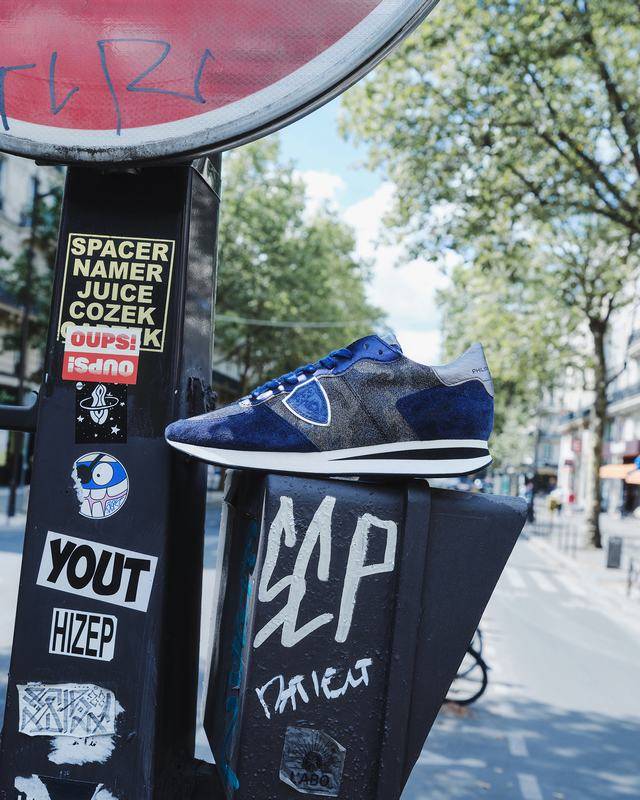 Philippe Model Sneaker basse Trpx donna - camouflage e blue Fino Al -60%