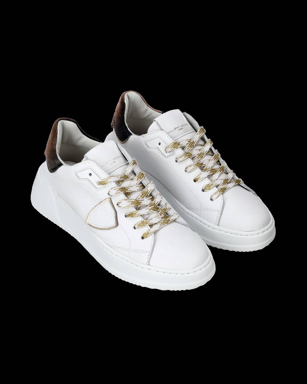 Philippe Model Sneaker basse Tres Temple donna - bianco e nero Affare Del Giorno