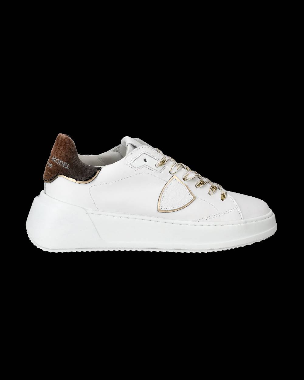 Philippe Model Sneaker basse Tres Temple donna - bianco e nero Affare Del Giorno