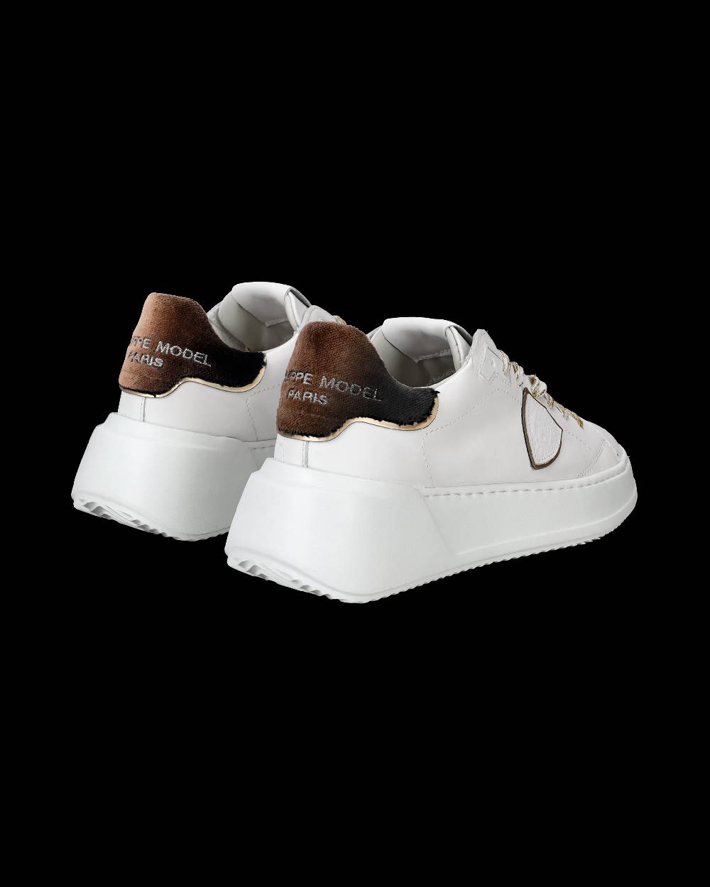 Philippe Model Sneaker basse Tres Temple donna - bianco e nero Affare Del Giorno