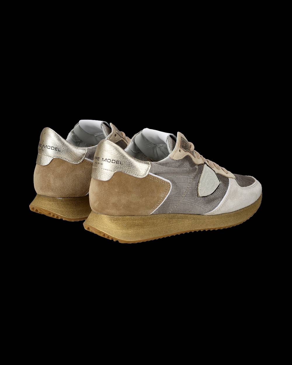 Philippe Model Sneaker basse Trpx donna - bianco e beige Prezzo Ridotto