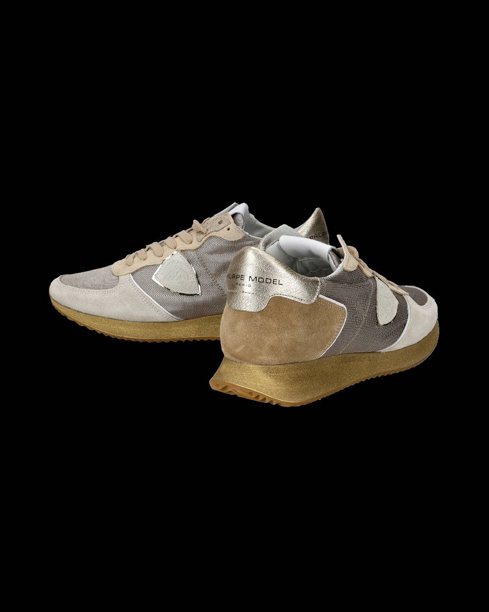 Philippe Model Sneaker basse Trpx donna - bianco e beige Prezzo Ridotto