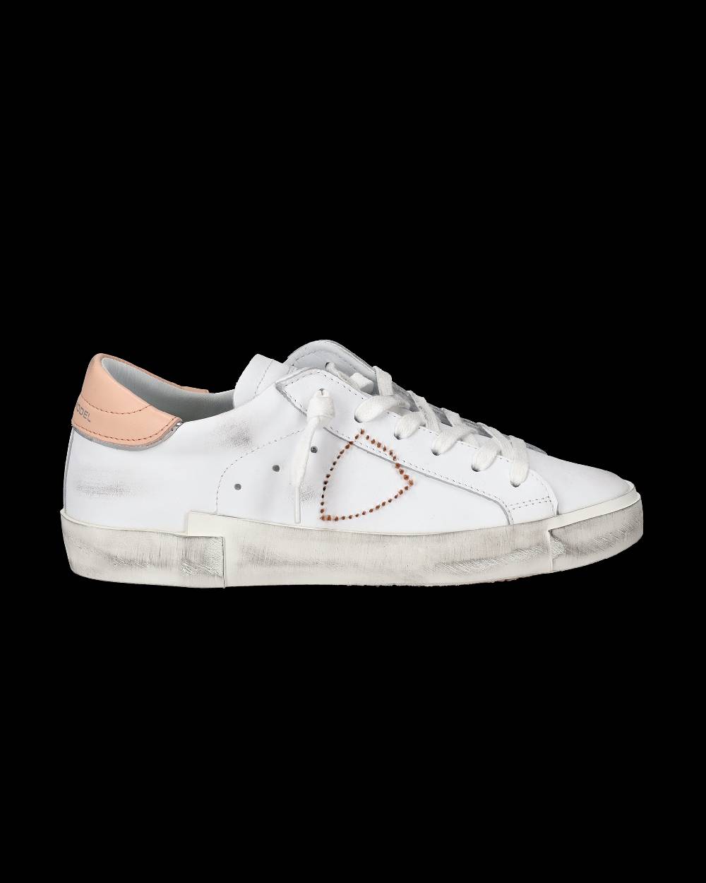 Philippe Model Sneakers Prsx da Donna Bianche in Pelle in Pelle Sconto