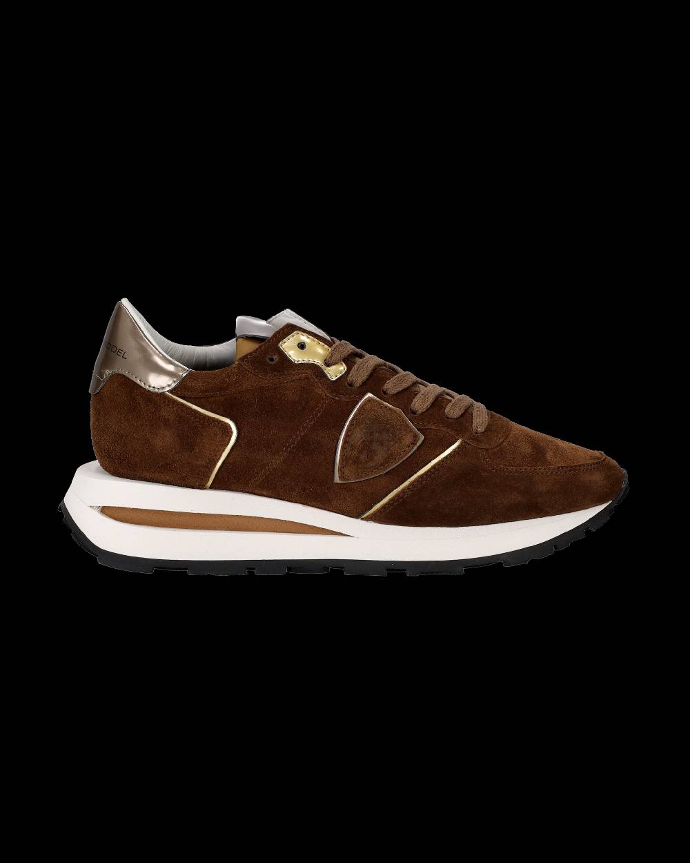 Philippe Model Sneaker basse Tropez Haute donna - cognac Offerta