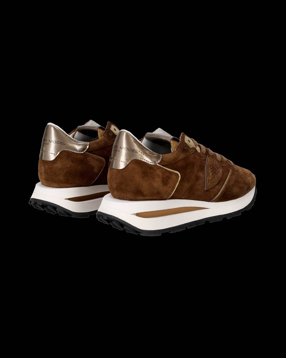 Philippe Model Sneaker basse Tropez Haute donna - cognac Offerta
