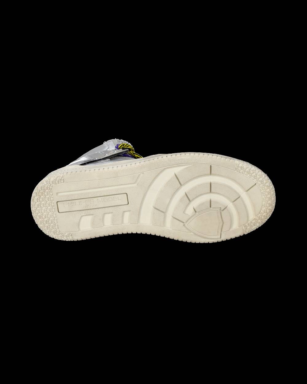Philippe Model Sneakers Alte La Grande da Donna Argento in Pelle Metal Online