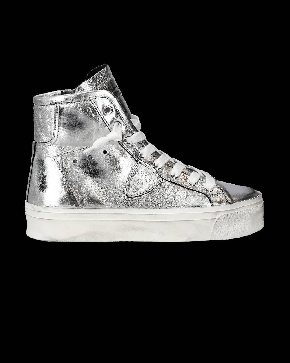Philippe Model Sneaker alte Prsx Haute donna - argento In Vendita