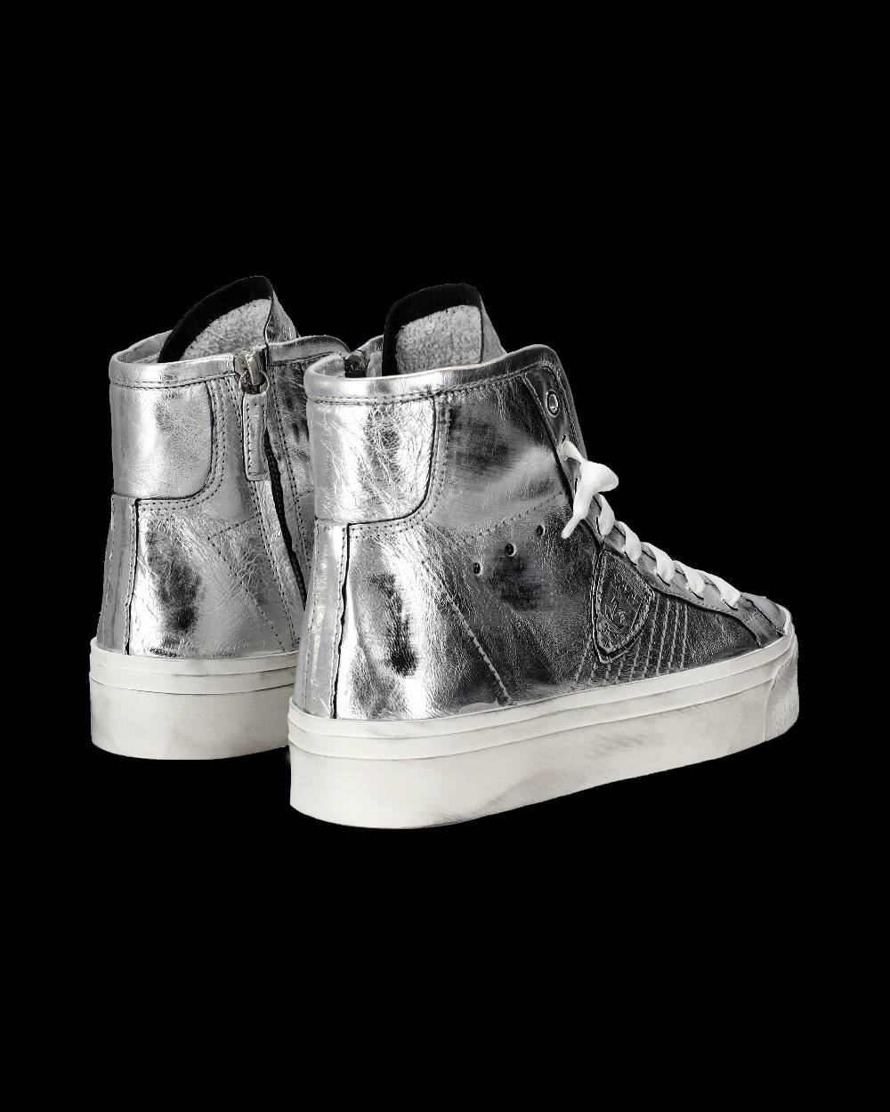 Philippe Model Sneaker alte Prsx Haute donna - argento In Vendita