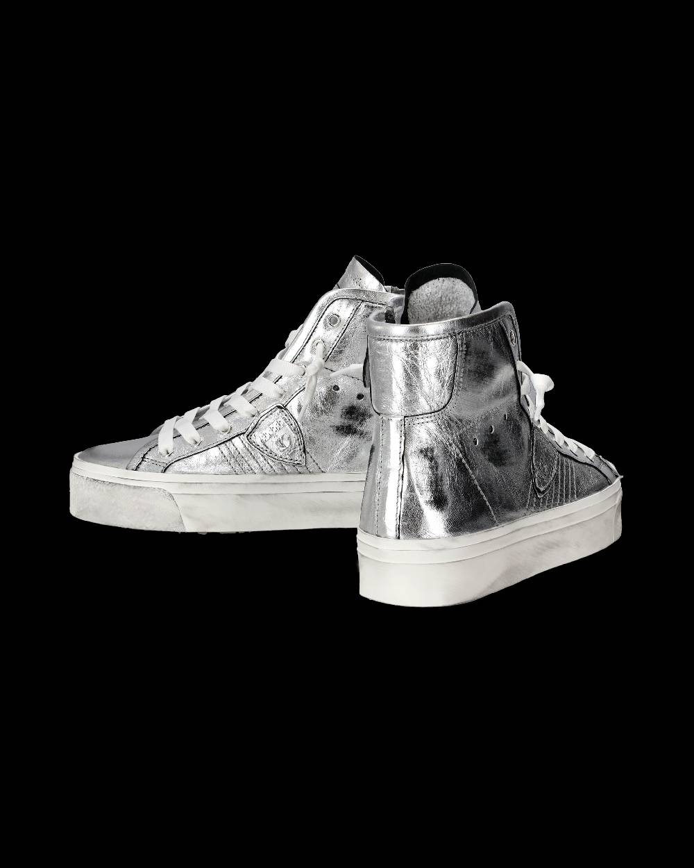 Philippe Model Sneaker alte Prsx Haute donna - argento In Vendita