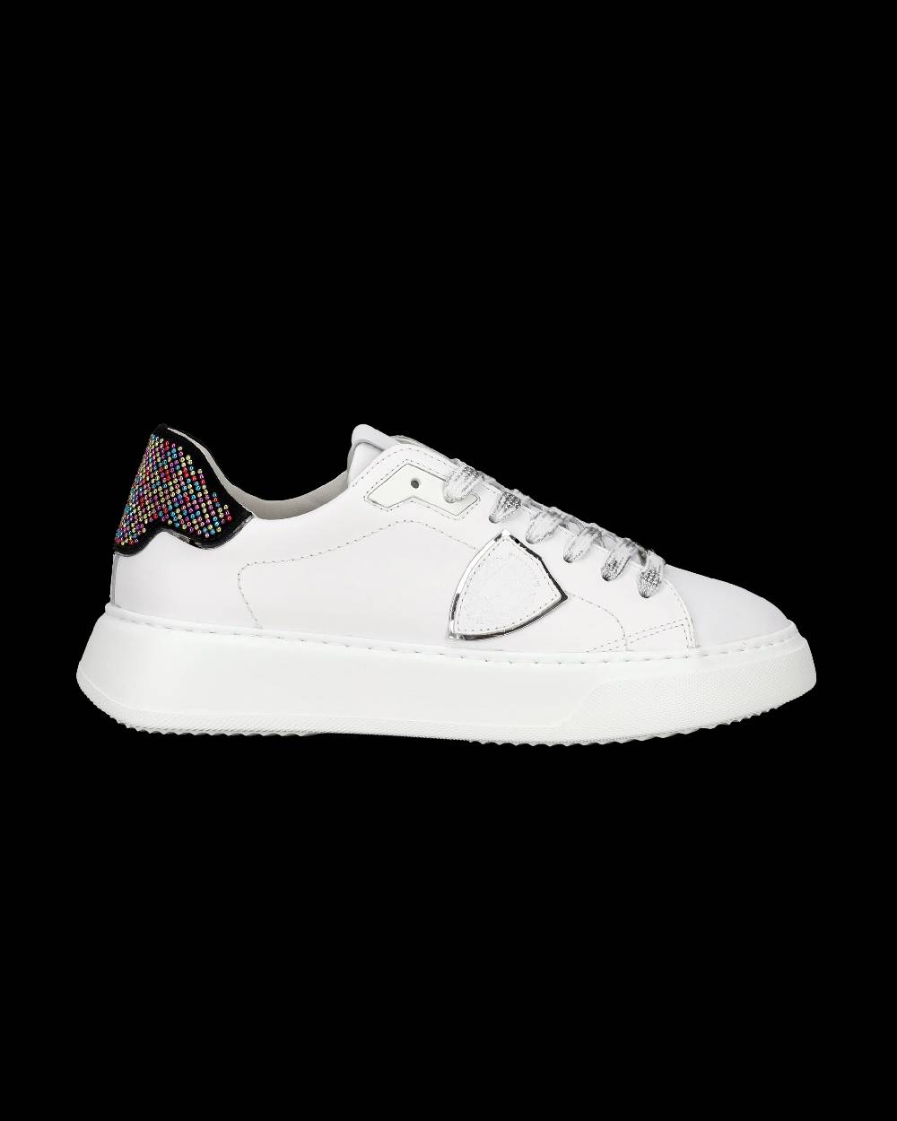 Philippe Model Sneaker Temple Donna, Bianco e Nero Offerte
