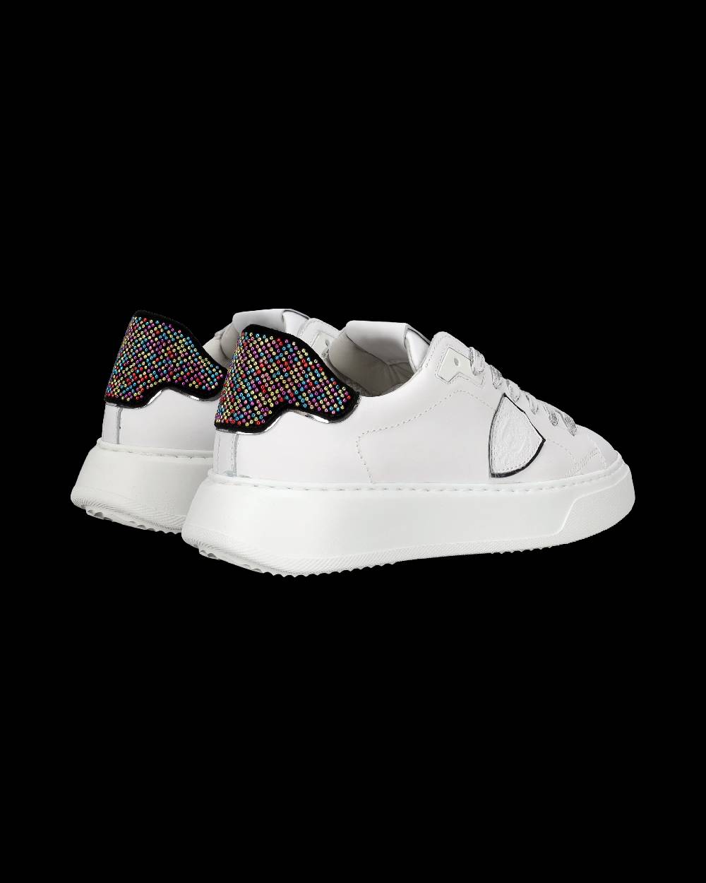 Philippe Model Sneaker Temple Donna, Bianco e Nero Offerte