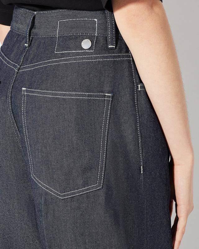 Philippe Model Jeans Charlotte da Donna Blu in Denim Nuova