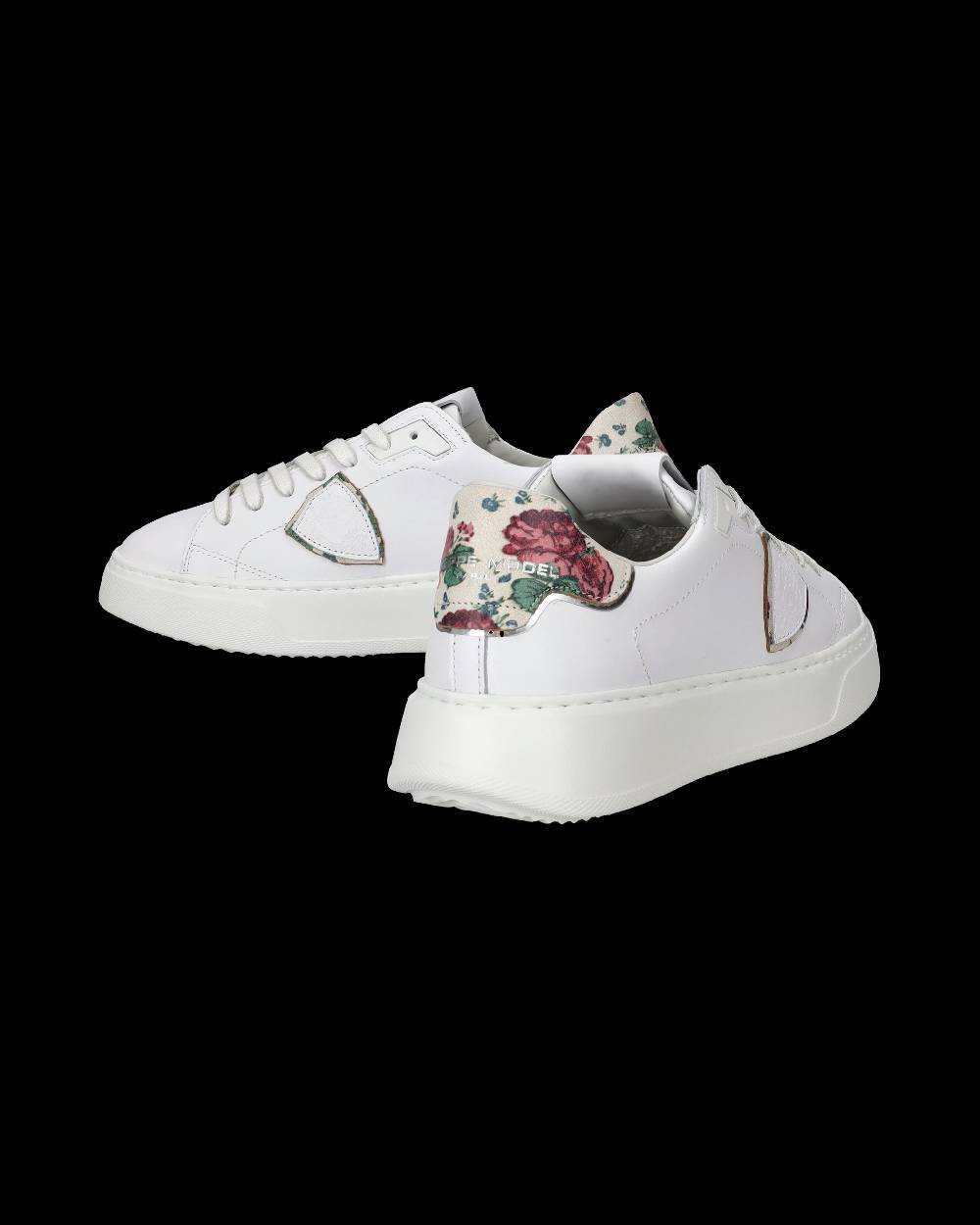 Philippe Model Sneakers Temple da Donna Bianche e Rosa in Pelle Comprare a buon mercato