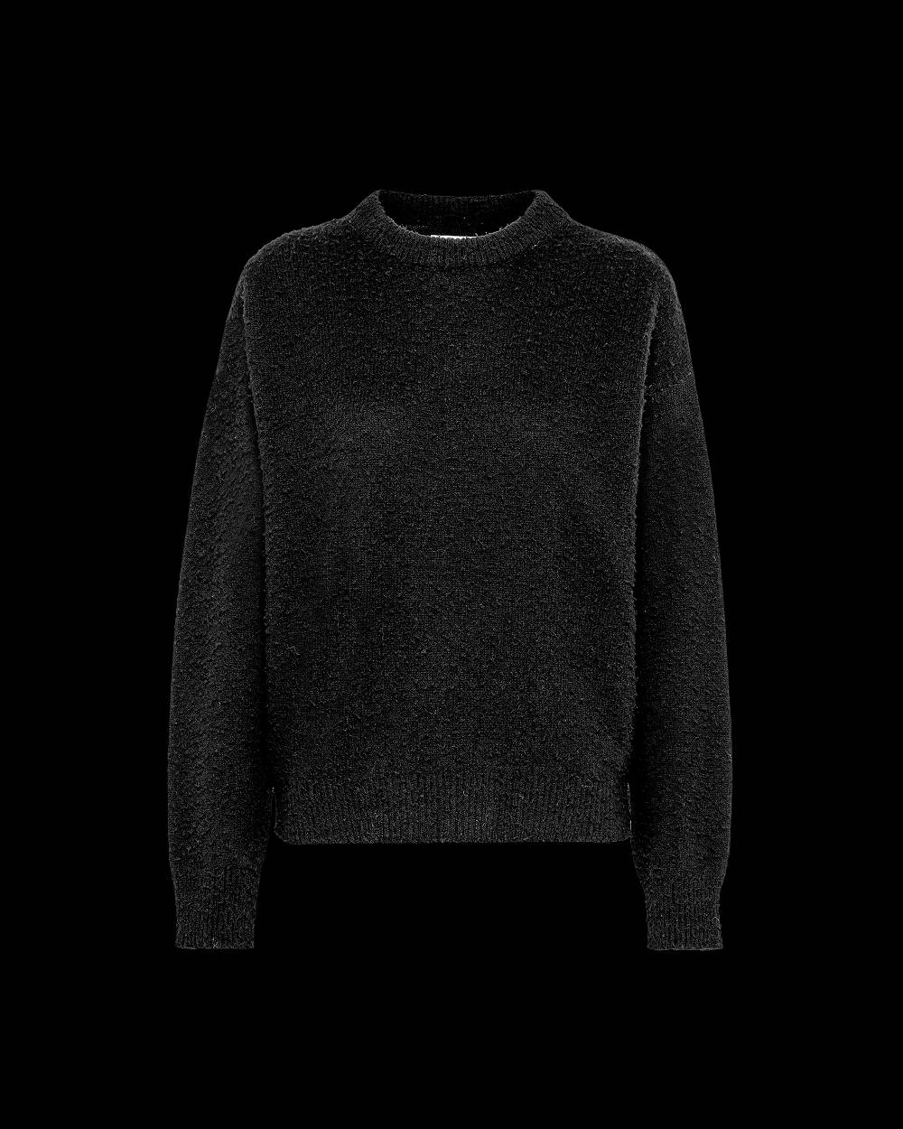 Philippe Model Felpa Renee da Donna Nera in Lana Cyber Monday