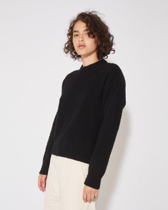 Philippe Model Felpa Renee da Donna Nera in Lana Cyber Monday