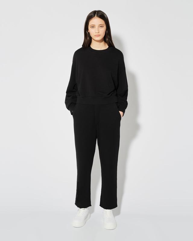 Philippe Model Pantaloni Claire da Donna Neri in Jersey Vendita calda