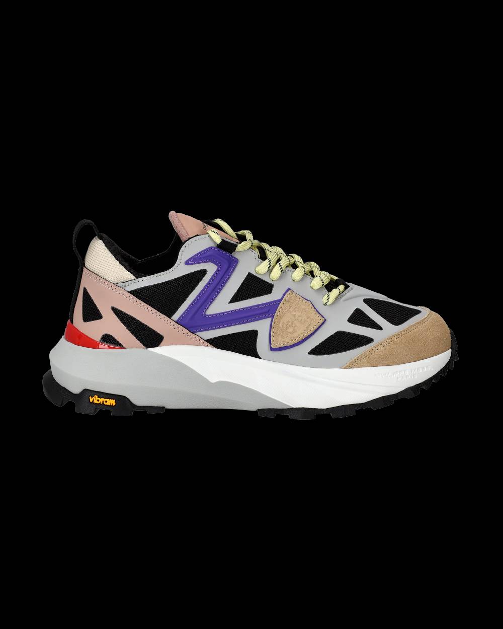 Philippe Model Sneaker basse Rocx donna - grigio, nero e violetto Latest fashion