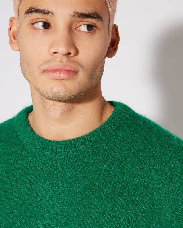 Philippe Model Felpa Rafael da Uomo Verde in Lana Mohair Lightning offer