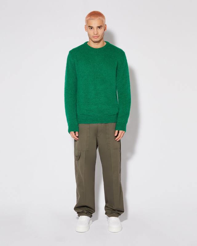 Philippe Model Felpa Rafael da Uomo Verde in Lana Mohair Lightning offer